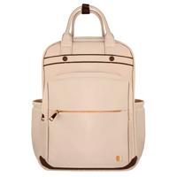 MOCHILA BOLSA DE MUJER COLOR TAUPE, ESPACIO PARA LAPTOP KOKETTE PERFECT CHOICE