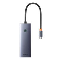 HUB TIPO C FLITE SERIES HUB DE 7 PUERTOS BASEUS HDMI4K60HZ1USB3,03PD1SD/TF1COLOR GRIS