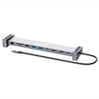 DOCKING/MANHATTAN/190398/DOCKING STATION USB-C 10 EN 1 CON MST PARA DOBLE MONITOR 4K
