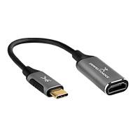ADAPTADOR CONECTOR USB TIPO C CABLE 14.5 CENTIMETROS HDMI 4K 60 HZ FULL HD PERFECT CHOICE - GRIS