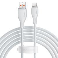 CABLE DE CARGA RPIDA BASEUS USB-A -TIPO C, CABLE DE CARGA 100 W 6 A 1,2 M - BLANCO