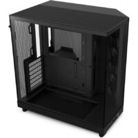 GABINETE NZXT H6 FLOW / VIDRIO TEMPLADO / NEGRO / ATX, MICRO-ATX, MINI-ITX/ MID TOWER / GAMER