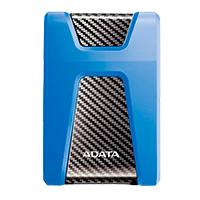 DISCO DURO EXTERNO ADATA HD650 1TB PORTATIL 2.5 USB 3.2 WINDOWS MAC LINUX CONTRAGOLPES COLOR AZUL (AHD650-1TU31-CBL)