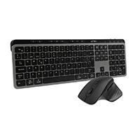 KIT ACTECK CREATOR KREA MK755 / TECLADO Y MOUSE / INALAMBRICO DUAL / MULTIDISPOSITIVO / RECARGABLE / DONGLE USB BT / WIN - MAC / ESPAÑOL / 118 TECLAS / 2000 DPI / OPTICO / NEGRO - GRIS / AC-940160