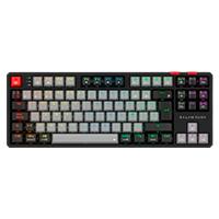TECLADO GAMER BALAM RUSH LEVEL PRO GK990 / INALAMBRICO / MULTIMEDIA / RGB DINAMICO / RECARGABLE / ESPAÑOL / 105 TECLAS / GRIS-NEGRO / BR-940368