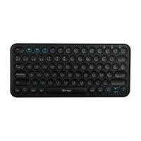 TECLADO MULTIDISPOSITIVO (HASTA 3)/ VORAGO / KBW-400, SLIM REGARGABLE TIPO C 2 BLUETOOTH WIRELESS NEGRO