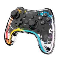 GAMEPAD BALAM RUSH KONTROL GLOW SWG600 / CONTROL GAME PAD INALAMBRICO RECARGABLE / BT 5.0 / RGB / VIBRACION DUAL / AXIS GYRO / 8HR DE JUEGO / N SWITCH LITE OLED - ANDROID - IOS - PC / BR-940467