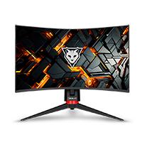 MONITOR OM-32 / 31.5 PULGADAS / CURVO /RESOLUCION QHD 2560 X 1440 / 180HZ / 5MS / FREESYNC / 2X HDMI / 2X DP / 1X AUDIO OUT / VESA 100X100 / COLOR NEGRO