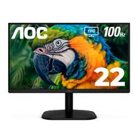 MONITOR LED AOC 22B2HM2 / COLOR NEGRO / PANEL VA 21.5 / HDMI Y VGA / ASPECTO 169 / TIEMPO DE RESPUESTA 4MS / VESA 100X100 MM / 1920 X 1080 / 100 HZ / CONTRASTE 20,000,0001 / BRILLO 250 CD/M2