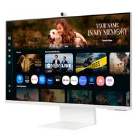MONITOR LED SAMSUNG 32 PULGADAS / 4K (3840 X 2160)/ PLANO/ SMART MONITOR M8, M80F/ VA / 60 HZ / HDMI / VGA / BLANCO