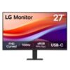MONITOR PC LG 27U421A-B CURVO FHD 27 PULG, USB-C, PANEL VA, 100HZ, TR 5MS(GTG), RESOL 1920X1080, ASP 16:9, BRILLO 250CD / M2, CONTR 3000:1, 1500R, HDR10, SRGB 99%, HDMI, DYNAMIC ACTION SYNC, VESA 100X100 MM.