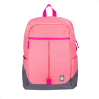 MOCHILA BACKPACK TECH ZONE RAINBOW TZLBP26-R PARA LAPTOP DE 16 ROSA