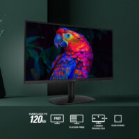 MONITOR LED AOC 22B35HM23 / COLOR NEGRO / PANEL VA 21.5 / HDMI Y VGA / ASPECTO 16:9 / TIEMPO DE RESPUESTA 4MS  / 120 HZ / VESA 100X100 MM / 1920 X 1080 CONTRASTE 20,000,000:1 / BRILLO 250 CD/M2
