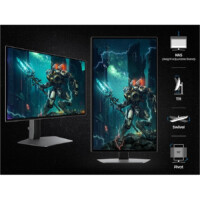 MONITOR LED SAMSUNG 27 PULGADAS / G6 ODYSSEY GAMER/  QHD (2560 X 1440)/ OLED / PLANO/ DP/ HDMI/240HZ/ PLATA