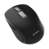 MOUSE ACTECK OPTIMIZE TRIP PRO MI580 / INALAMBRICO / 1600 DPI AJUSTABLE / 6 BOTONES SCROLL / RECARGABLE / DUAL DONGLE USB 2.4 GHZ 2 BLUETOOTH / WIN MAC ANDROID / NEGRO / AC-939591