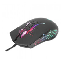 MOUSE OPTICO GAMING, MANHATTAN, 190220, 7 BOTONES, 7200 DPI, LED RGB, NEGRO