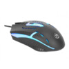 MOUSE,MANHATTAN,190206, OPTICO LUMINISCENTE RGB USB NEGRO