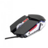 MOUSE,MANHATTAN,179348, OPTICO GAMING 7 BOTONES, NEGRO/PLATA 3200 DPI