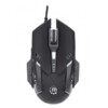 MOUSE OPTICO,MANHATTAN,179256, GAMING 6 BOTONES, NEGRO