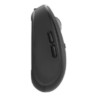 MOUSE ACTECK OPTIMIZE TRIP PRO MI580 / INALAMBRICO / 1600 DPI AJUSTABLE / 6 BOTONES SCROLL / RECARGABLE / DUAL DONGLE USB 2.4 GHZ 2 BLUETOOTH / WIN MAC ANDROID / NEGRO / AC-939591