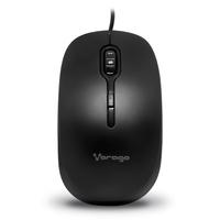 MOUSE VORAGO MO-100 NEGRO OPTICO ALAMBRICO USB 800 / 1,200 DPIS