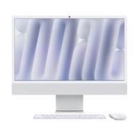 IMAC 24 RETINA 4.5K/CHIP M4 DE APPLE CPU 10 NUCLEOS Y GPU 10 NUCLEOS/16GB/256GB SSD/4 PUERTOS THUNDERBOLT 4/GIGABIT ETHERNET/MAGIC KEYBOARD CON TOUCH ID/PLATA