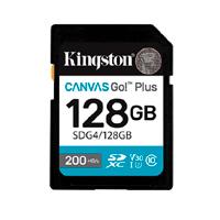 MEMORIA FLASH SD KINGSTON SDXC CANVAS GO PLUS 128GB 200MB/S C10 UHS-I U3 V30 (SDG4/128GB)