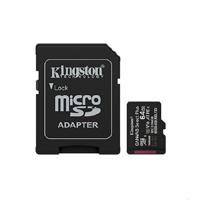 MEMORIA FLASH MICRO SD KINGSTON SDXC CANVAS SELECT PLUS 64GB 100MB/S UHS-I U1 V10 C/ADAPTADOR (SDCS3/64GB)