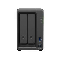 NAS SYNOLOGY DS725+ /2 BAHIAS NUCLEO DOBLE HASTA 3.1 GHZ, 1 PTO LAN GIGA, 1 PTO LAN 2.5GBE/4 GB DDR4/ HOT-SWAP/SOPORTA 40 TB /SOPORTA M.2 2280/ NO INCLUYE DISCOS/ AMD RYZEN R1600