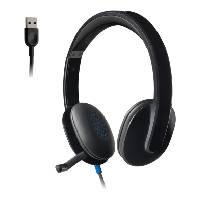 DIADEMA LOGITECH H540 NEGRO CONECTOR USB CONTROL DE AUDIO INTEGRADO WINDOWS/ MAC OS/ CHROME OS