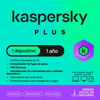 ESD KASPERSKY PLUS 1 DISP 1 CUENTA KPM 1 AÑO