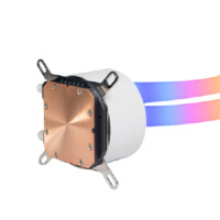 ENFRIAMIENTO LIQUIDO OCELOT GAMING POLAR WAVE 360 WHITE / 360MM / ARGB / 70 CFM / 1800 RPM / 32 DB / INTEL Y AMD / COLOR BLANCO