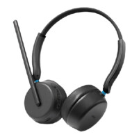 AUDIFONOS ACTECK ACTIVE SYNC HC580 / DIADEMA / INALAMBRICO /  MICROFONO UNIDIRECCIONAL / CONEXION BLUETOOTH Y AUXILIAR / 20 HZ - 20 KHZ / CANCELACION DE RUIDO / NEGRO / AC-942386