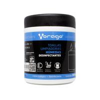 TOALLAS HUMEDAS DESINFECTANTES VORAGO CLN-107 BOTE 30PZ