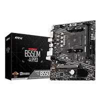 MB MSI B550 AMD S-AM4 3A GEN/2XDRR4 3200MHZ/PCIE 4.0/HDMI/DVI/4XUSB 3.2/M.2/MICRO ATX/GAMA MEDIA