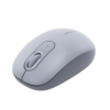 Mouse Inalámbrico 2.4G 800/1200/1600/2400 DPI | Función de 3 botones | Alcance 10m | Silencioso | Ergonómico | Anti-caída y Anti-interferencias | Batería Alcalina AA incluida | Color Grey.