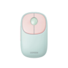 Mouse Inalámbrico FUN | Recargable| 2.4G & Bluetooth | 4 Niveles de DPI | Silencioso | Ergonómico | 5 Botones | Compatible con Windows, macOS 10.5, Android iOS Linux y Chrome OS | Color Rosa.