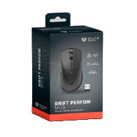 MOUSE GAMER BALAM RUSH DRIFT PERFORM MG5 / INALAMBRICO / RECARGABLE / 5 BOTONES / SENSOR OPTICO PAW3311 12,000 DPI / NEGRO / BR-938549
