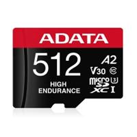 MEMORIA ADATA MICRO SDXC/SDHC 512GB UHS-I VIDEOVIGILANCIA 24/7 100MB/85MB 4K CLASE 10 U3 V30 A2 C/ADAPTADOR (AUSDX512GUI3V30SHA2-RA1)