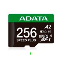 MEMORIA ADATA MICROSDXC SPEED PLUS 256GB CL10 CON ADAPTADOR (UD256GUI3V30A2SP-RA1)