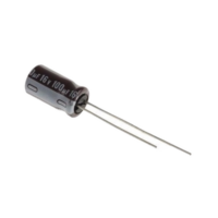Capacitor Electrolítico de Aluminio, Radial de 100 µFd, 16 Vcc, 105 °C, 5.0 x 11 mm.