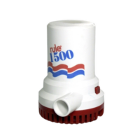 Bomba sumergible de achique de 1500 galones por hora a 24 Volts de corriente directa.