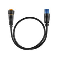 Cable adaptador para conectar un transductor de 8 pines con XID a un puerto de sonda de 12 pines a un dispositivo náutico compatible.