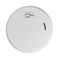 Detector Combo de Humo/CO, Autónomo, Batería Sellada de Litio de 10 años, No Requiere Panel, Diseño Ultra Delgado, No Requiere Cableado