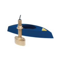 Transductor B45 / Bronce / Montaje Thru-Hull / Diseño Compacto / Deflector de Agua Aerada / Retornos de Eco Sólidos