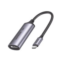 Cable Adaptador USB-C a DP 1.4 | 8K@60Hz | 4K@240Hz | Compatible con Thunderbolt 3 & 4 | HDR | eARC | DTS | Dolby | 3D | ALLM | VRR | Admite Multi-Stream (MST) | Longitud del cable 10cm | Caja de Aluminio.