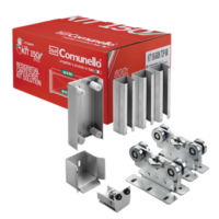 KIT para puertas autoportantes de hasta 3 m y 600 kg con rodillos de nylon