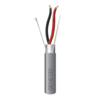 Bobina de 305 Metros / Cable 2 x 18 AWG / Color Gris / Blindado / Riser / Aplicaciones de Audio Control de Acceso y Automatización