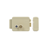 Cerradura Eléctrica / Incluye Llave / Derecha/ Con Botón integrado /Exterior