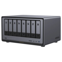 NAS UGREEN NASync DXP8800 Plus / Intel Core i5-1235U 10 Núcleos / 8 Bahías SATA + 2 M.2 NVMe / 2 Puertos 10GbE / Thunderbolt 4 / HDMI 8K / DDR5 Expandible 64GB / PCIe 4.0 x4
